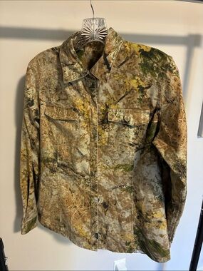 Cabela's Men's Camouflage Field Jacket in Green, Yellow & Brown